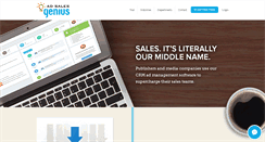 Desktop Screenshot of adsalesgenius.com